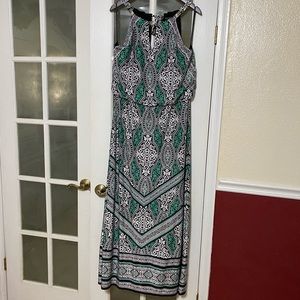 White House Black Market, size large, Maxi dress.